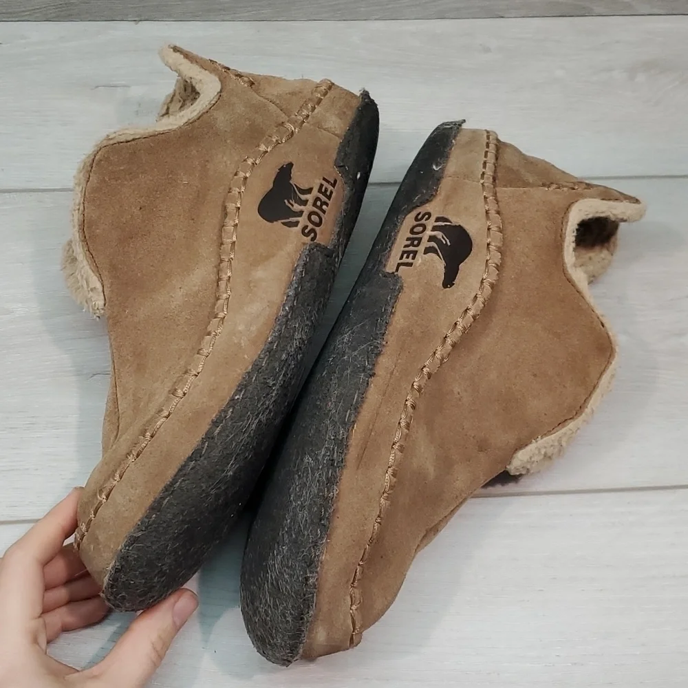 Sorel Mens Manawan Outdoor High Top Slippers Leather boots shoes sz 8